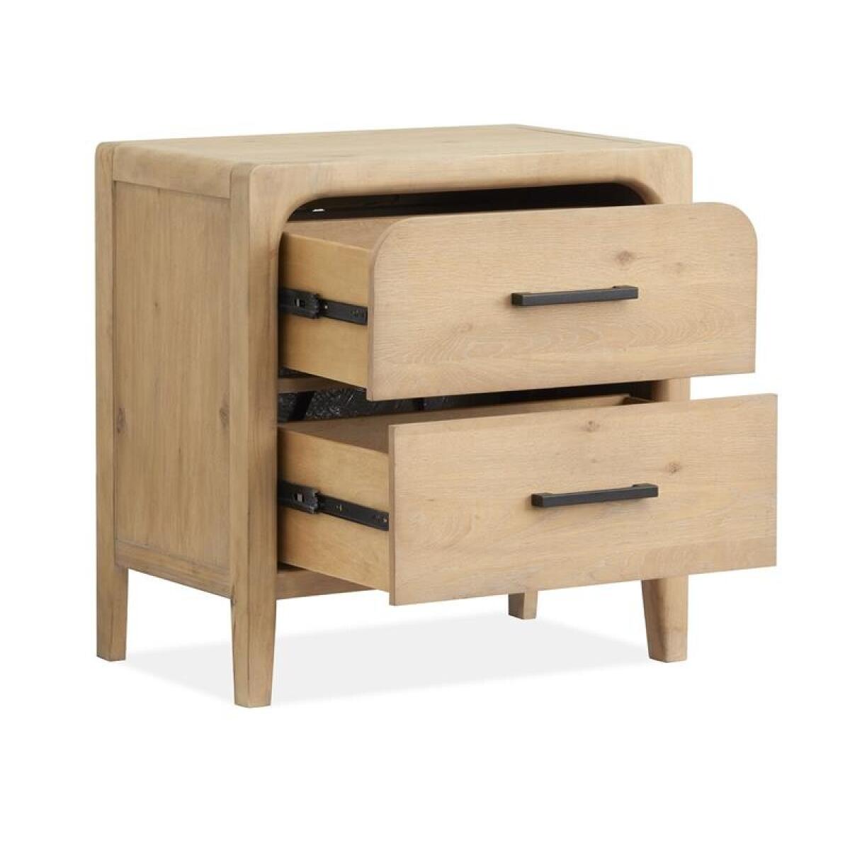 Somerset Drawer Nightstand Nightstands Brown 7