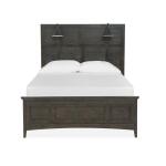 Westley Falls Wood Queen/King Panel Bed Regular Rails SU