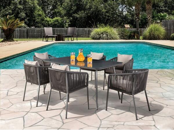 Tushari 8 Pc. Outdoor Dining Set - Image 3