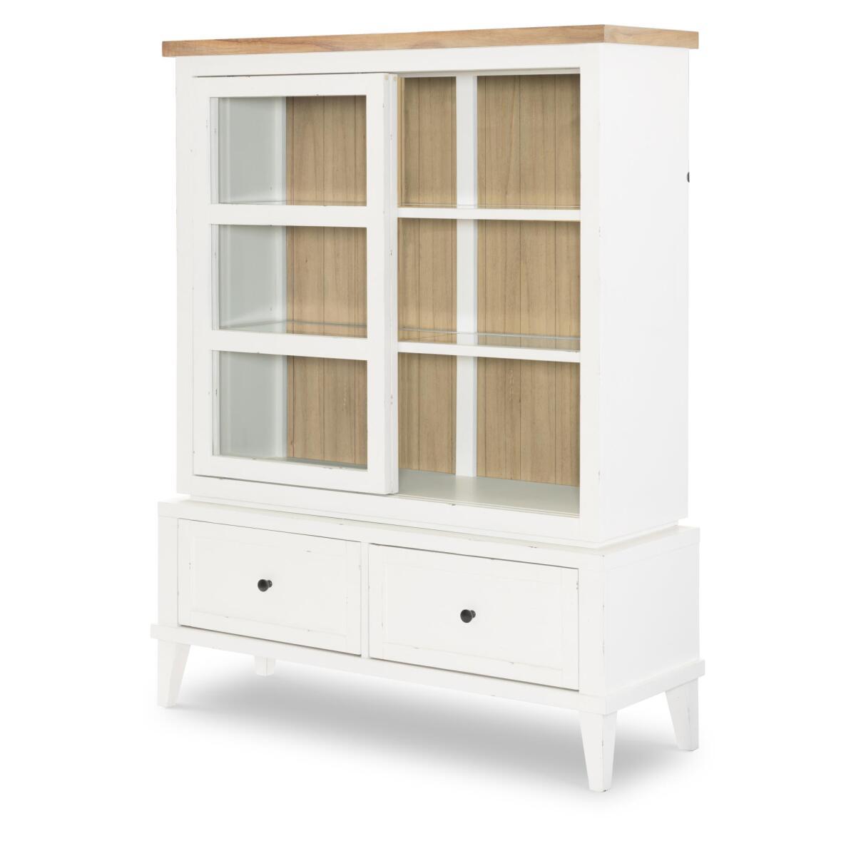 Display Cabinet Dining Storage Amber And Cotton 5