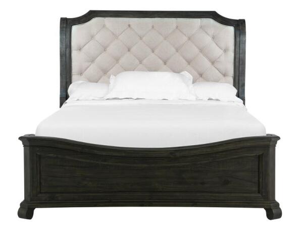 Bellamy Wood King Bed Shaped Footboard SU Bed Parts Bed Parts