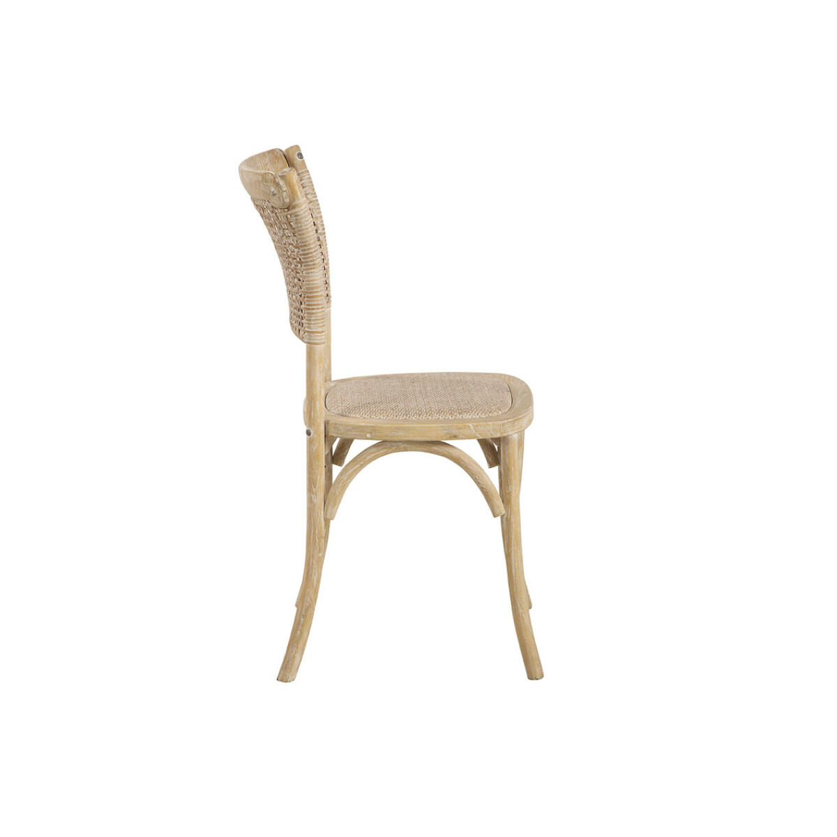 White Washed Halsey Side Chair - Image 4