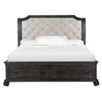 Bellamy Complete Cal.King Sleigh Storage Bed