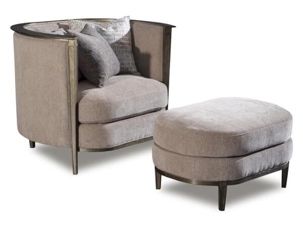 Rensick Pewter Chair Chairs Chairs