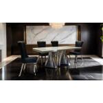 Basilicata Chair, Silver/Black (2/CTN) - Image 4