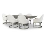 Complete Rectangle Double Pedestal Table Dining Sets Dining Sets 24