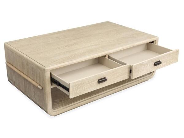 Sunset Cove Rectangular Cocktail Table w/Casters - Image 5