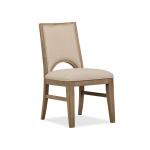 Tristan - LT. Brown Dining Side Chair w/Upholstered Seat & Back (2/ctn)
