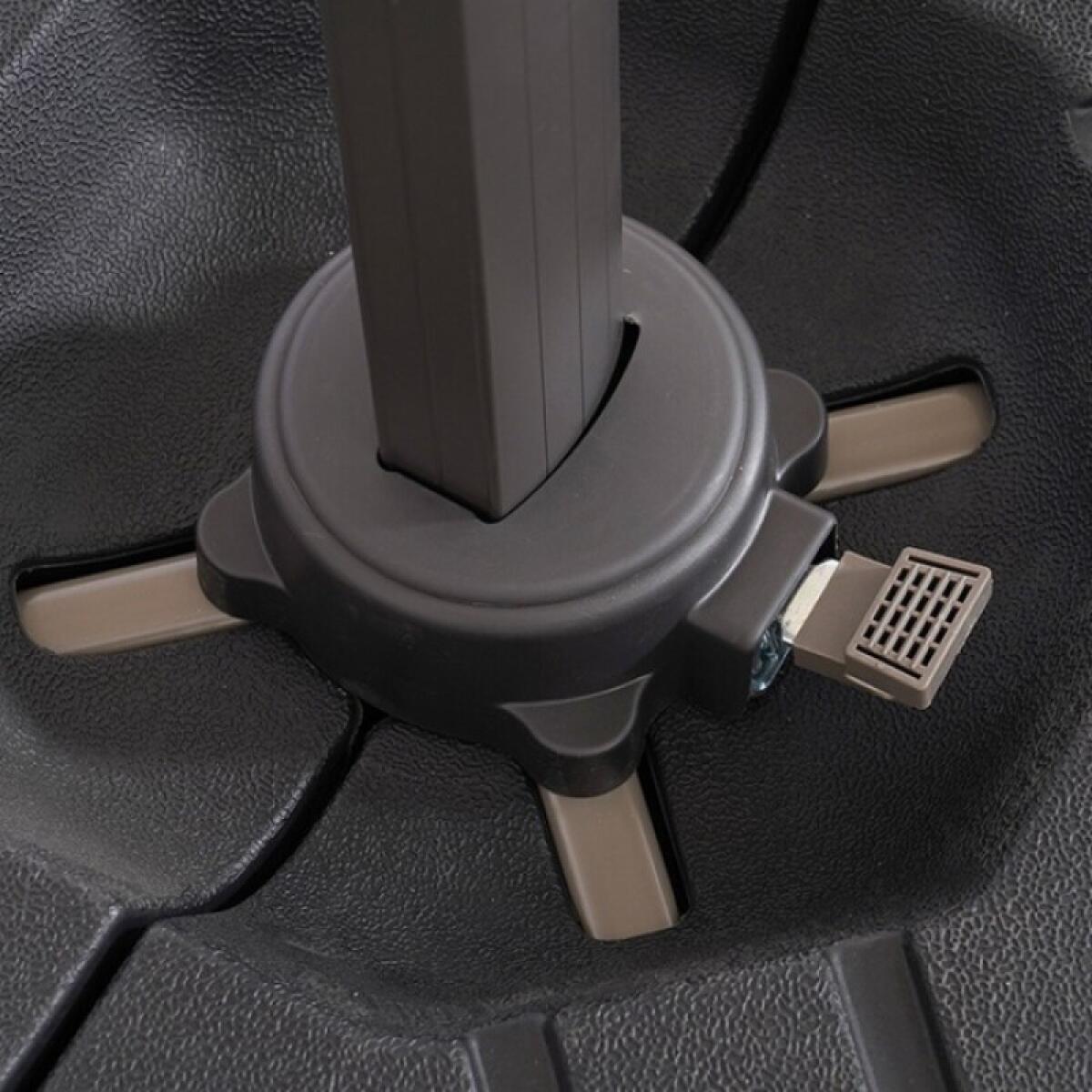 Fida 8 Ft Square Umbrella w/ Double Top + 37" Large Base - Image 10