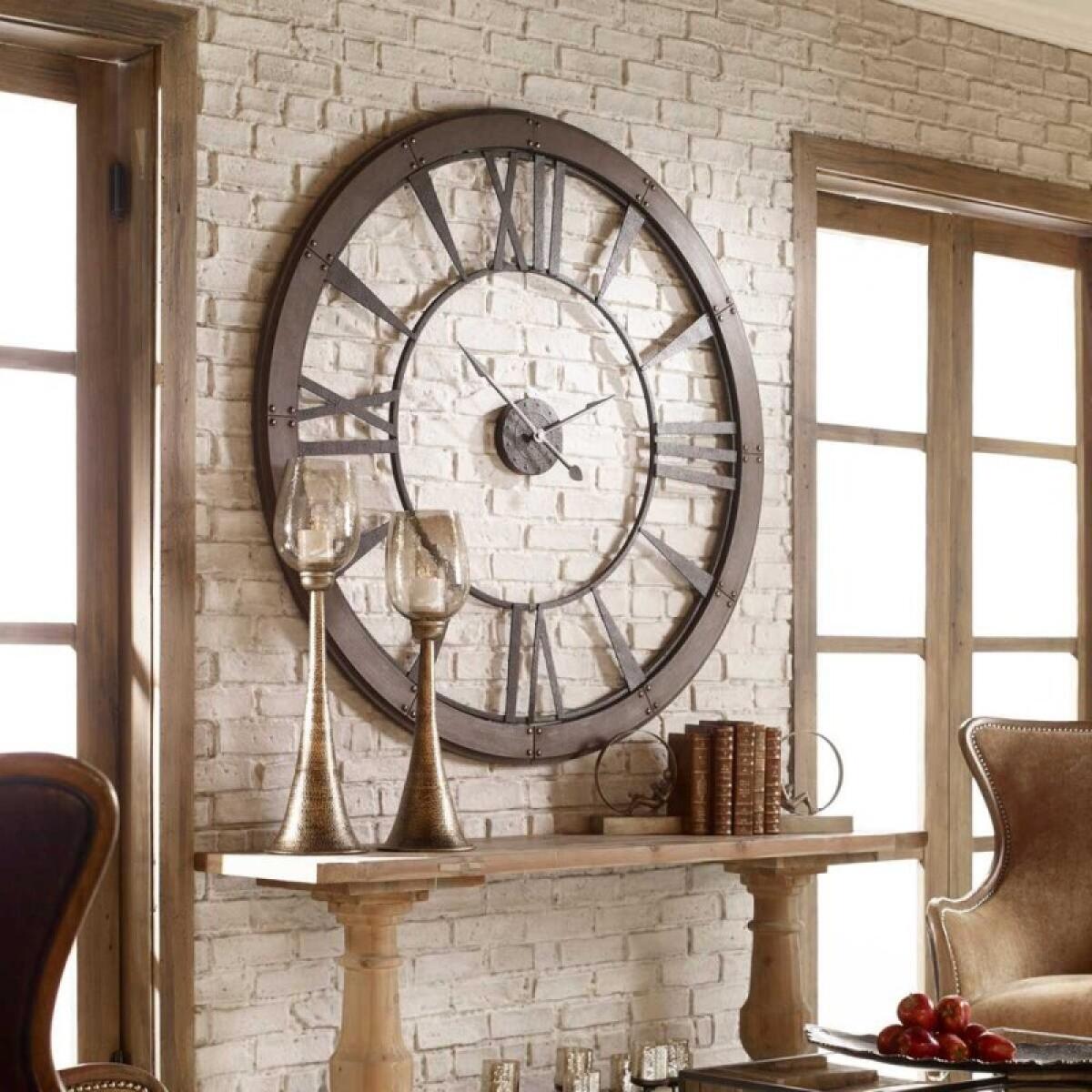 Ronan Large Wall Clock Clocks Black 6
