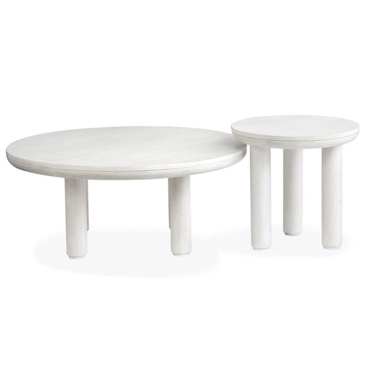 Sunset Cove - White Nesting Cocktail Table w/Casters - Image 12