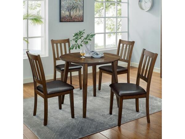 Blackwood 5 Pc. Round Table Set Dining Sets Brown