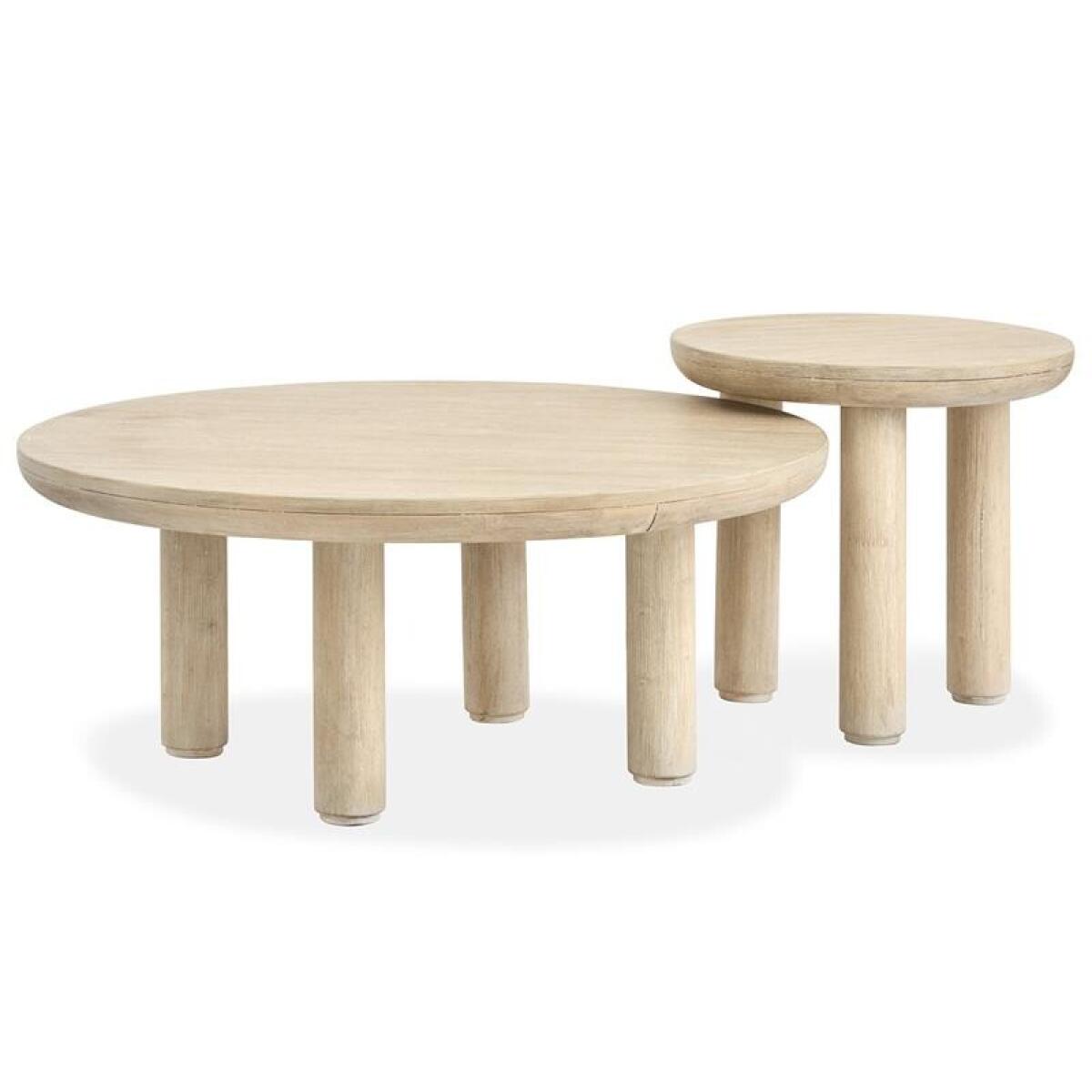 b61d7915e5b3514196964fdc09deb559 Sunset Cove Nesting Cocktail Table w/Casters - Image 1