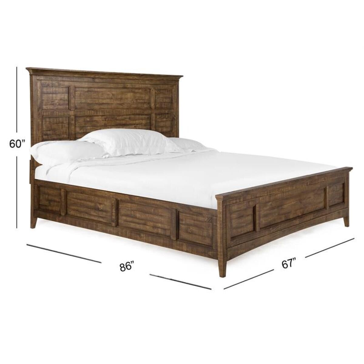 Bay Creek Complete Queen Panel Bed with Regular Rails Beds Beds 8