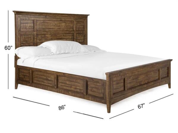 Bay Creek Complete Queen Panel Bed with Regular Rails Beds Beds 15