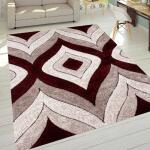 Hepsiba Area Rug 5′ x 7′ Rugs Drop Wine 12