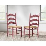 Rush Seat Ladder Back Side Chair Chairs & Benches Chairs & Benches 12
