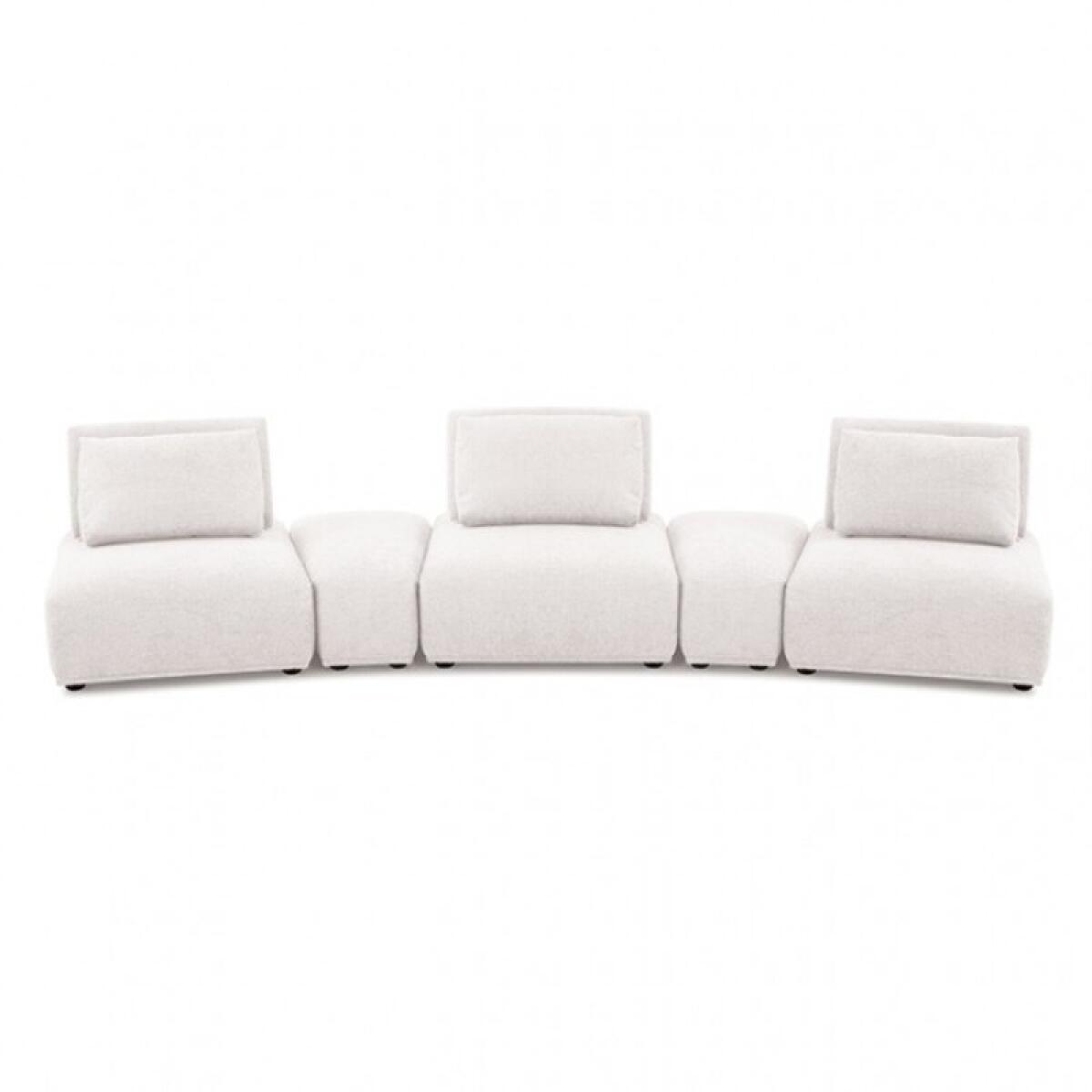 Stavanger Curved 3-Seater Sectionals Furniture of America 5