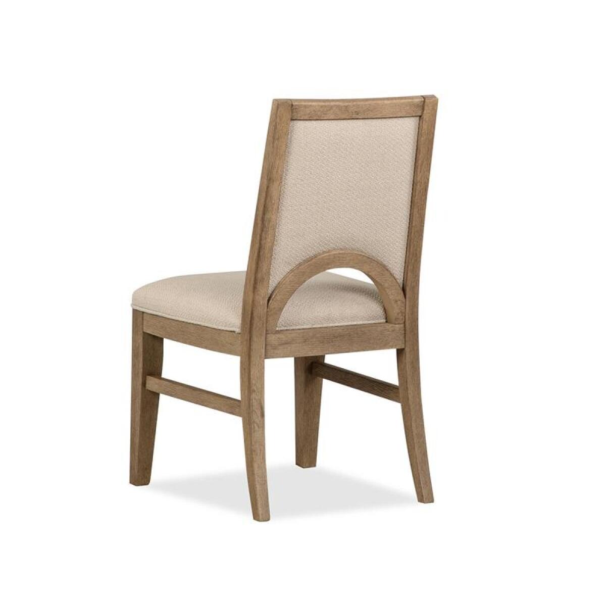 Tristan - LT. Brown Dining Side Chair w/Upholstered Seat & Back (2/ctn) - Image 4