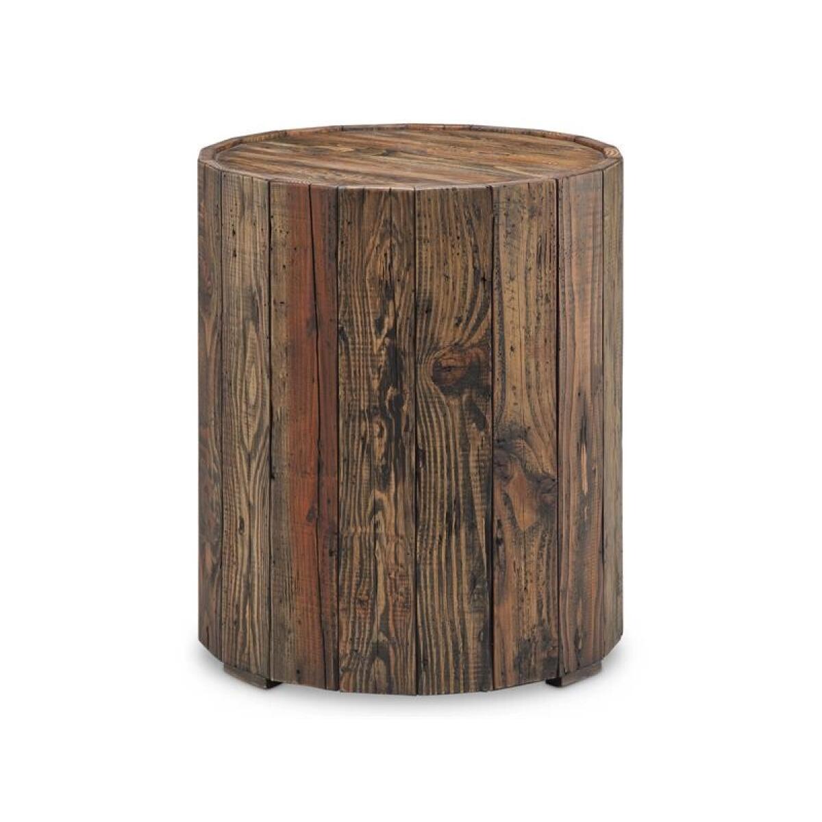 Dakota Round End Table End tables Brown 4