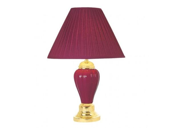 Light Table Lamp (6/Box) Lighting Burgundy