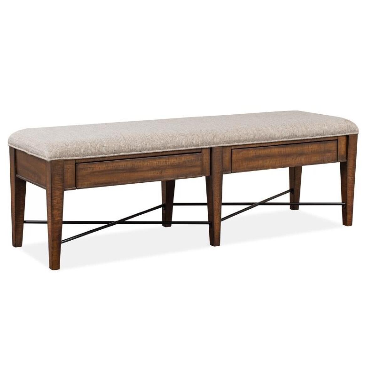 Bay D4398-68 Bench w/Upholstered Seat - Image 2