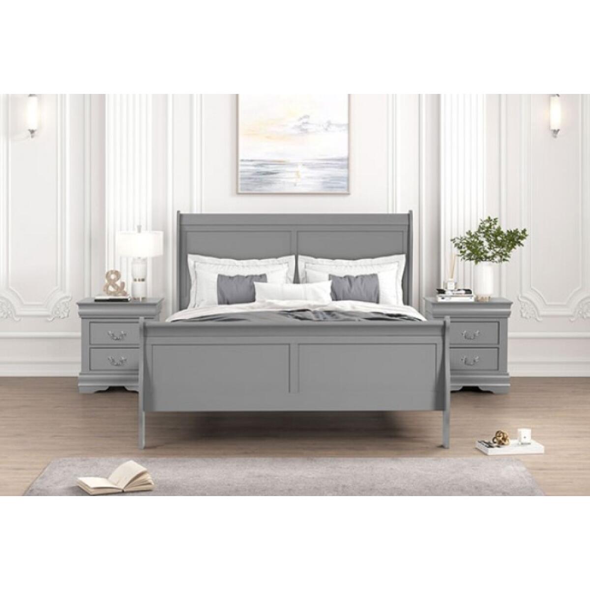Louis Philippe 4 Pc Queen Bedroom Set - Image 4