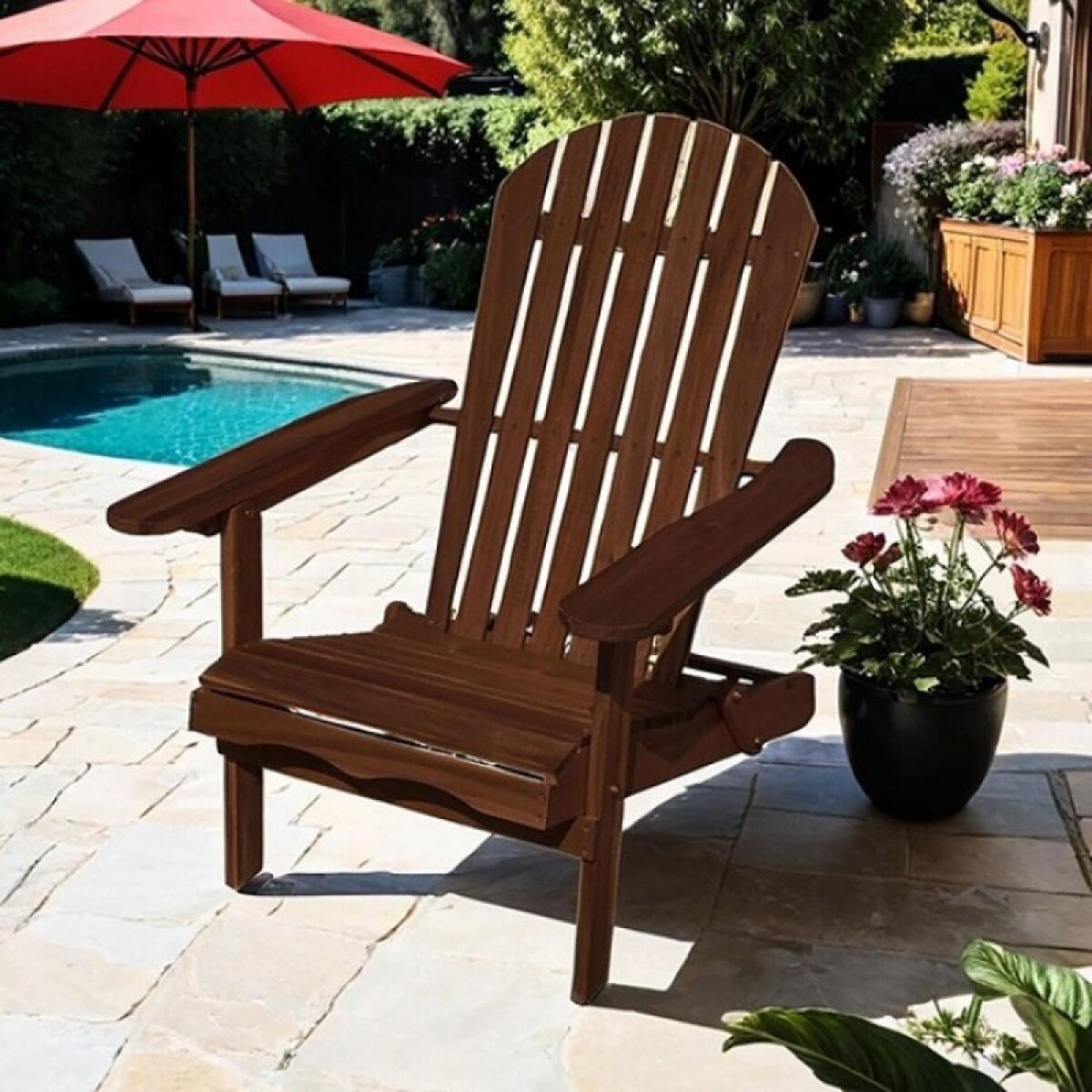 Elk Adirondrack Chair Outdoor Chairs Brown 4
