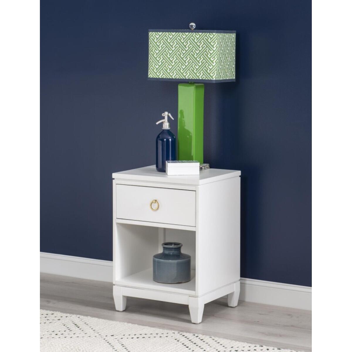 Open Nightstand White Finish Nightstands Legacy Classic Furniture 5