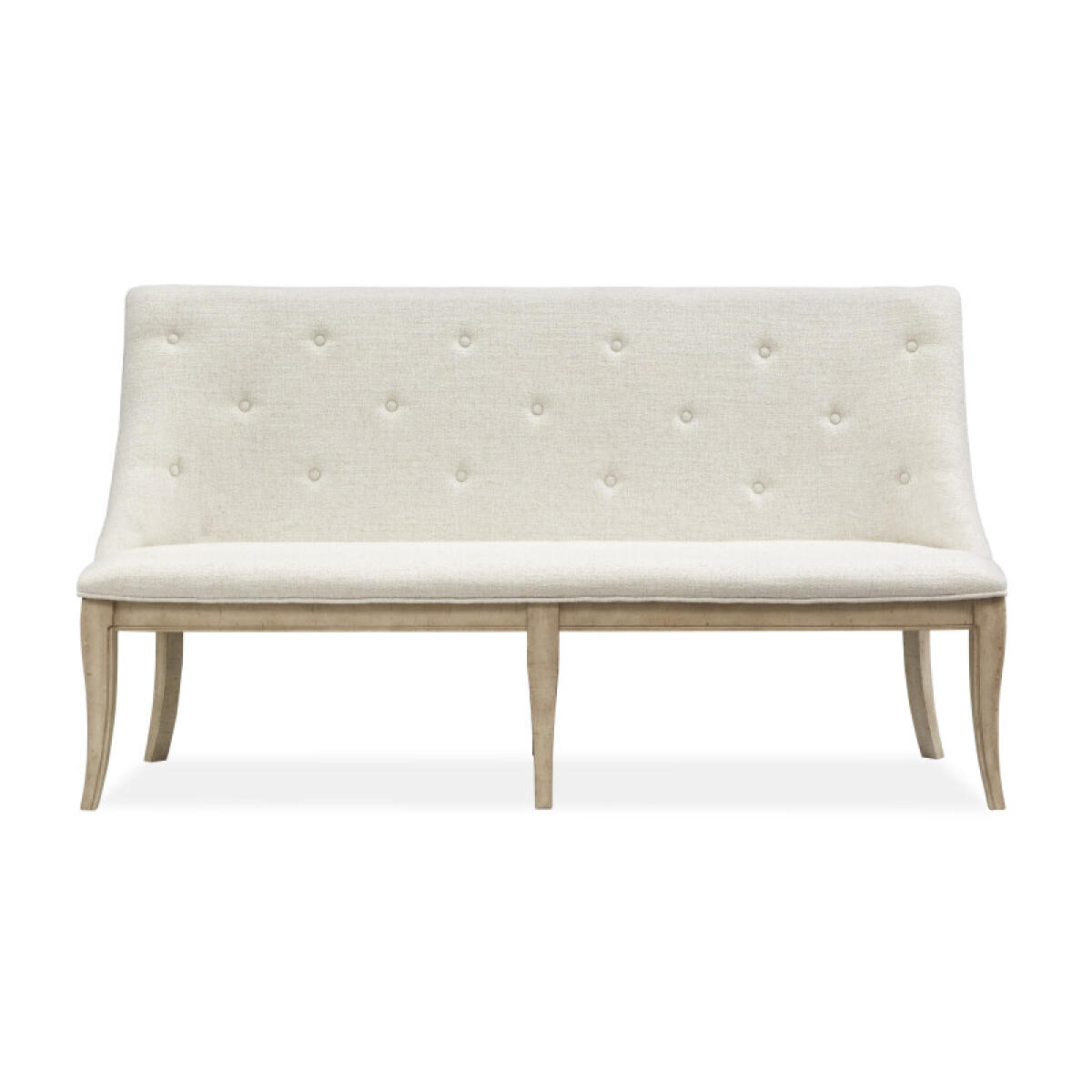 Dining Bench w/Upholstered Seat & Back - Image 5