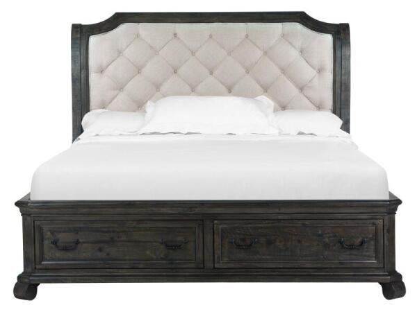 Bellamy Wood Queen Bed Storage Footboard SU Bed Parts Bed Parts
