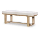 Uph Bed Bench Chairs & Benches Aged Driftwood 9