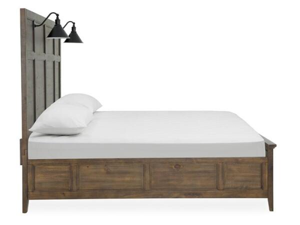 Bay Creek Complete Cal.King Lamp Panel Bed with Regular Rails - Image 7