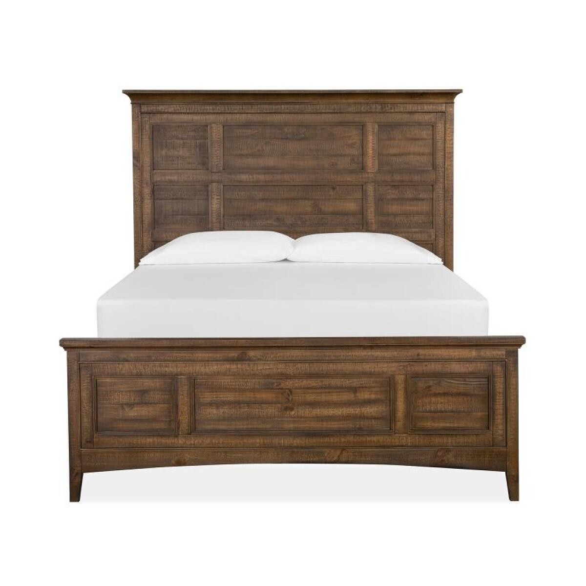 Bay Creek Complete Queen Panel Bed with Regular Rails Beds Beds 4