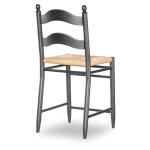 Rush Seat Ladder Back Counter Height Chair - Image 3