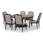 Complete Round Table Dining Sets Black 18