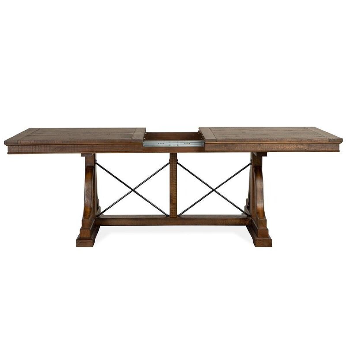 Bay Creek Trestle Dining Table Dining Tables Brown 16