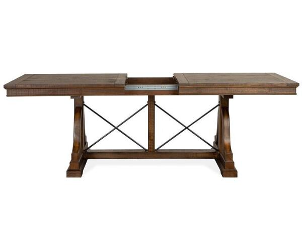 Bay Creek Trestle Dining Table Dining Tables Brown 30