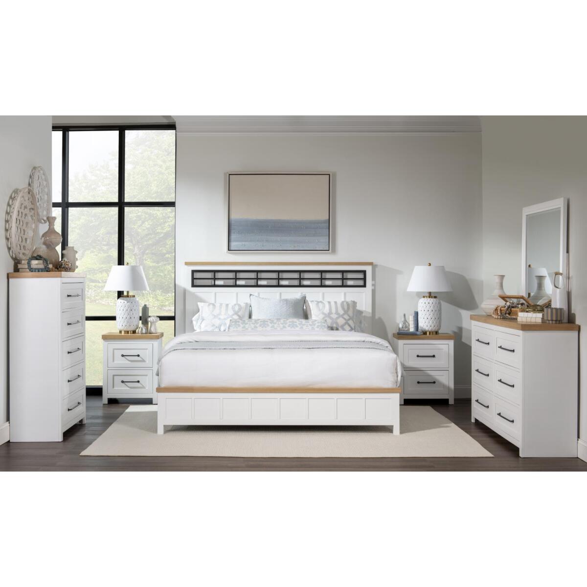 Complete Panel Bed, Queen 5/0 Beds Beds 7