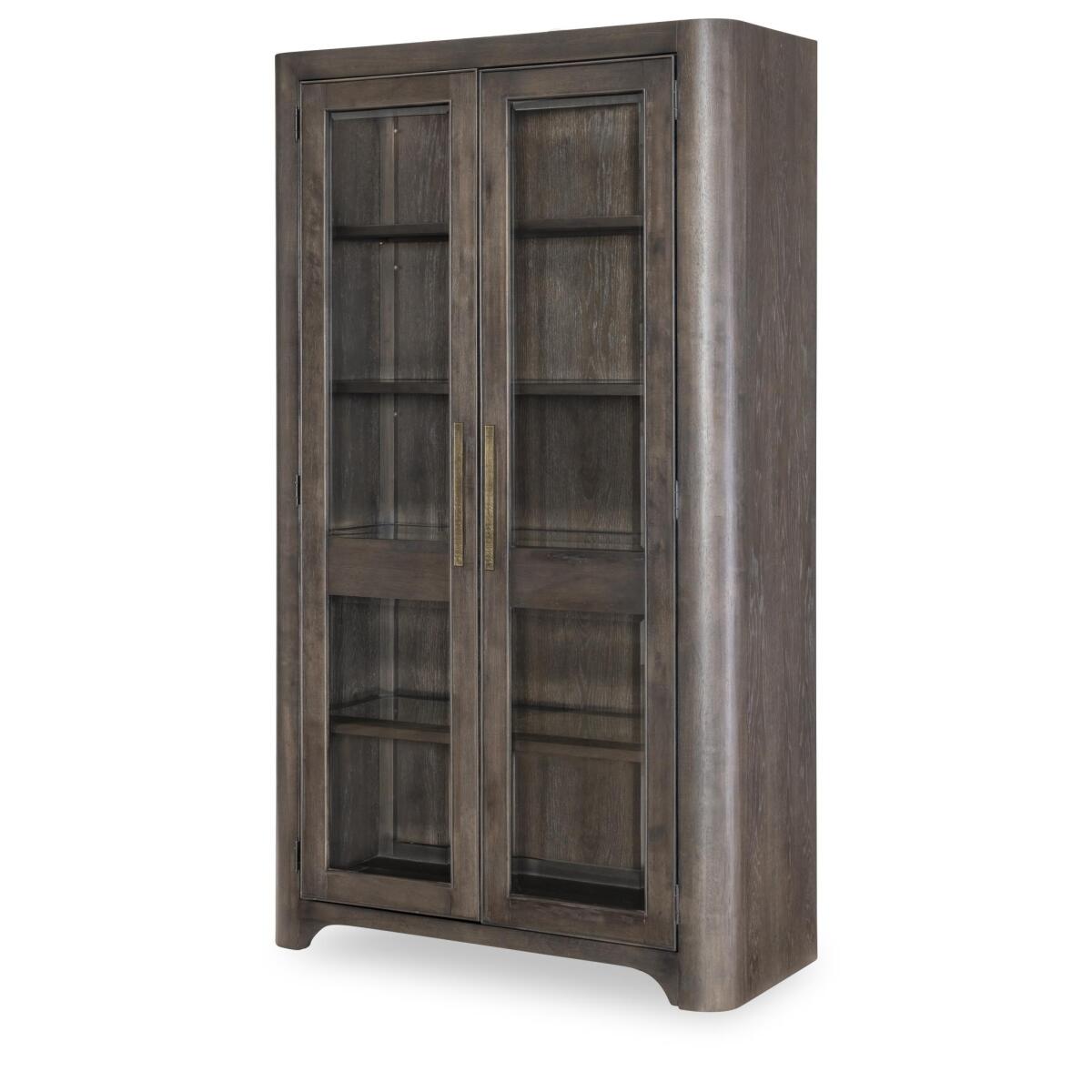 Display Cabinet Dining Storage Brown 4