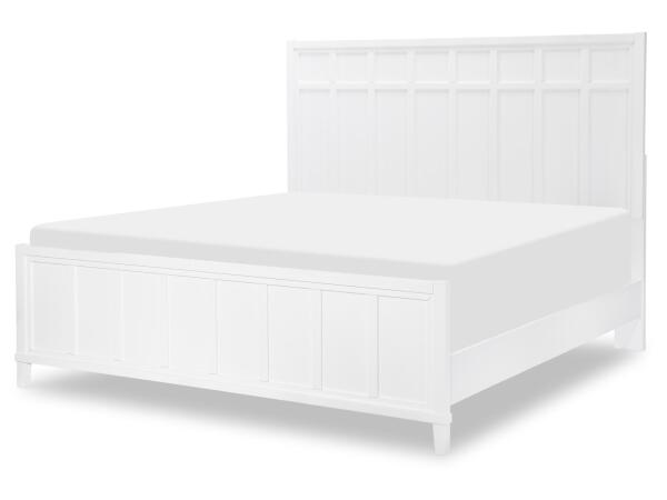 Complete Panel Bed, Twin 3/3 Beds Alabaster
