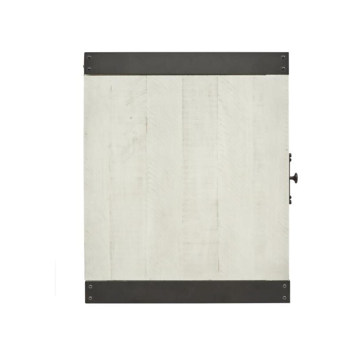 Chesters Mill Open Nightstand Nightstands Alabaster, Aged Iron 5