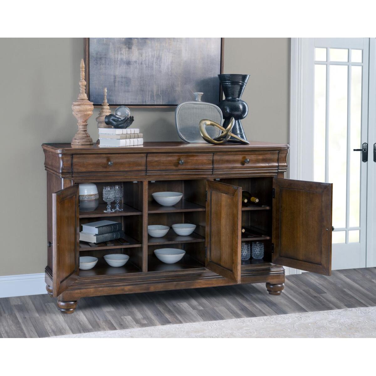 Credenza Dining Storage Brown 7