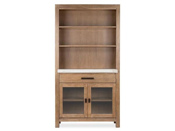 Plum Creek – LT. Brown Display Cabinet Dining Storage Brown