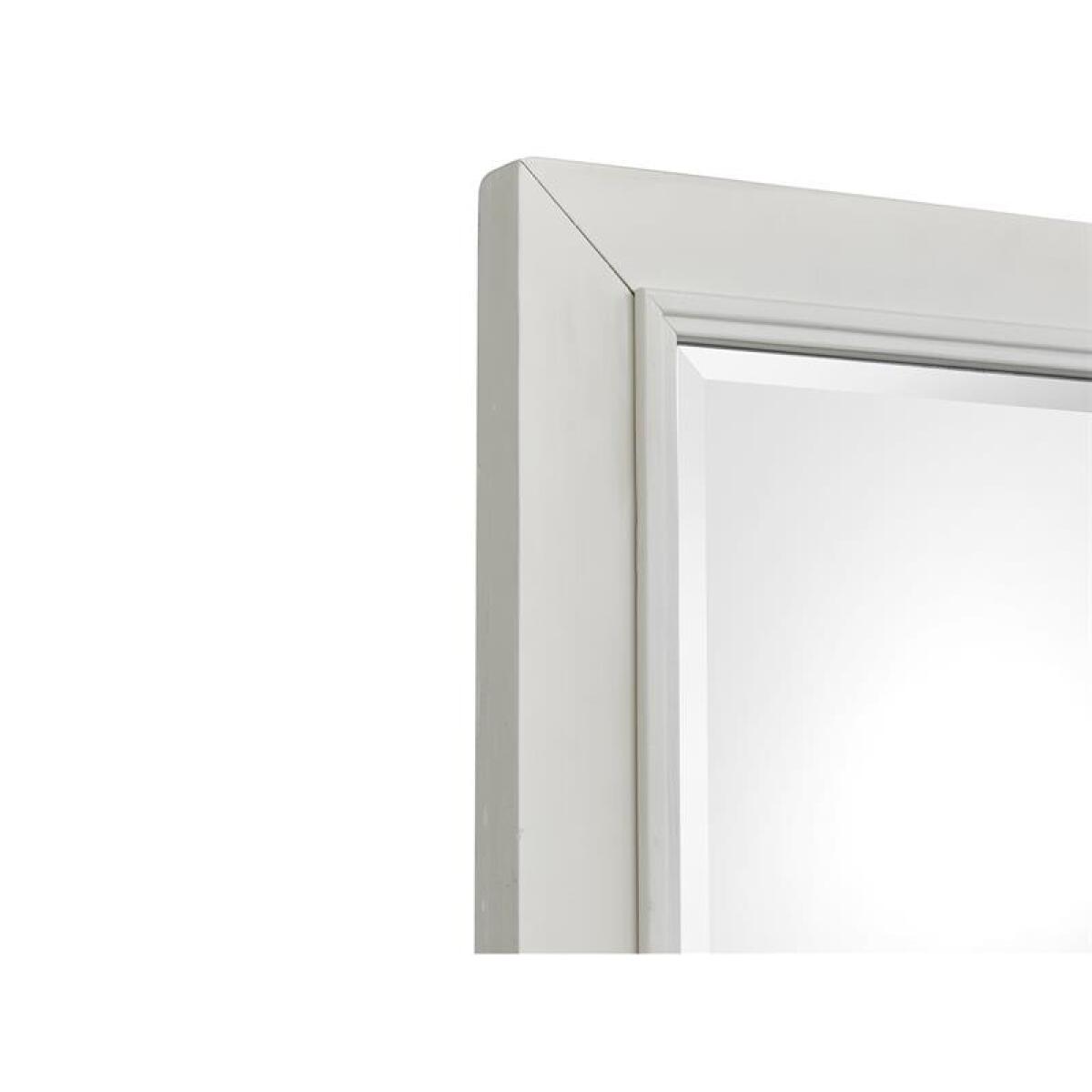 Charleston Landscape Mirror – White Bedroom Mirrors Magnussen Home 8