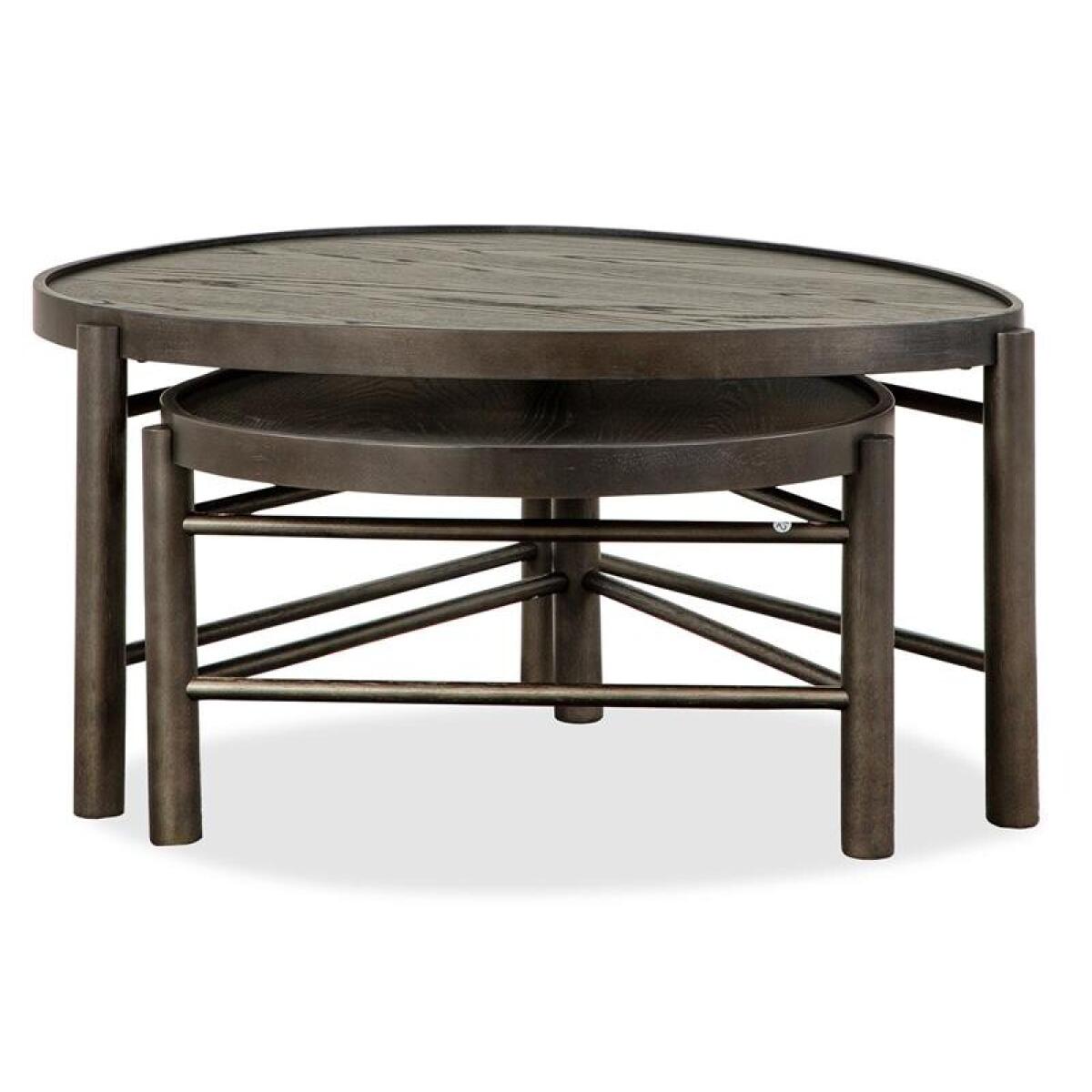 Hadleigh Black Shaped Nesting Cocktail Table - Image 7