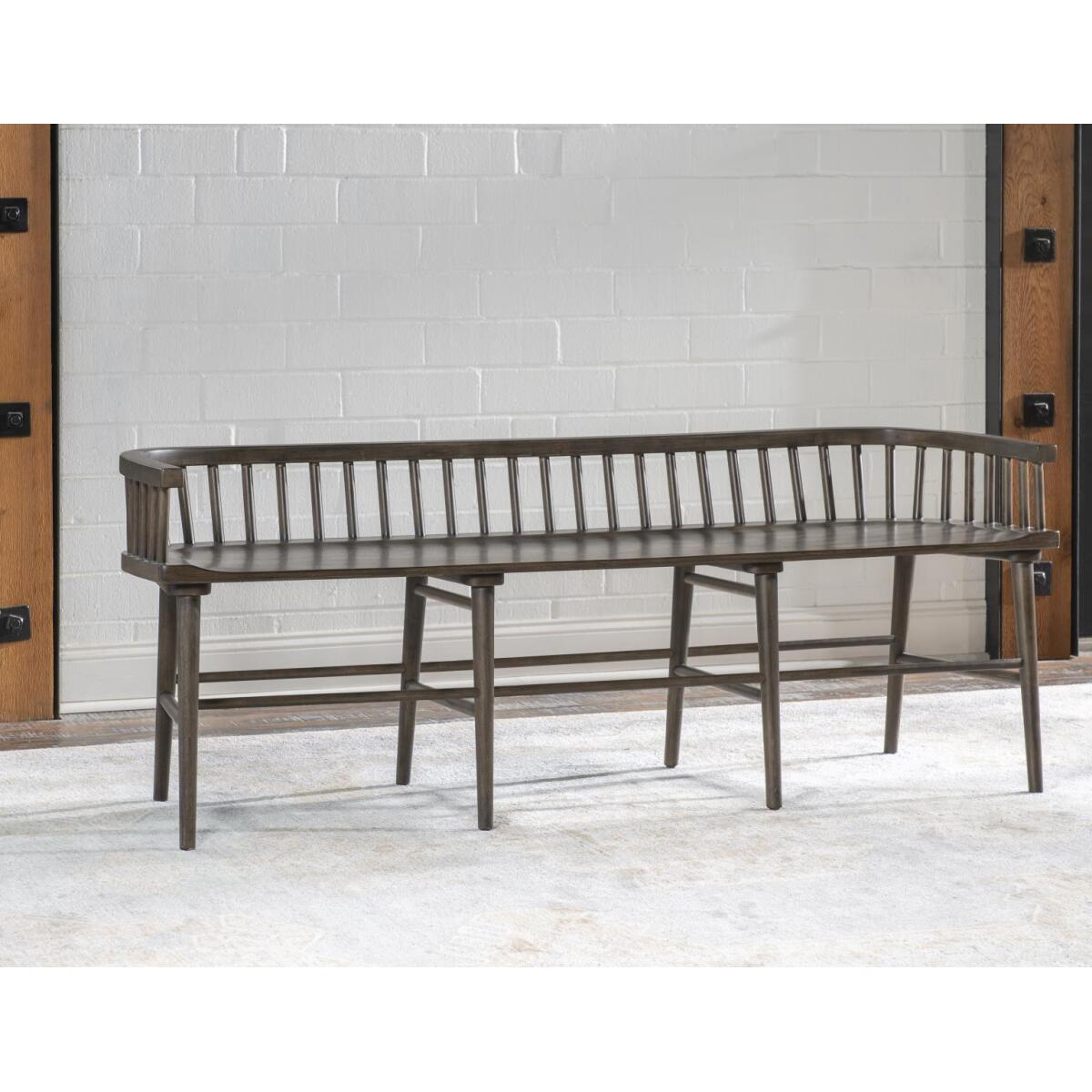 Windsor Dining Bench Chairs & Benches Brown 6