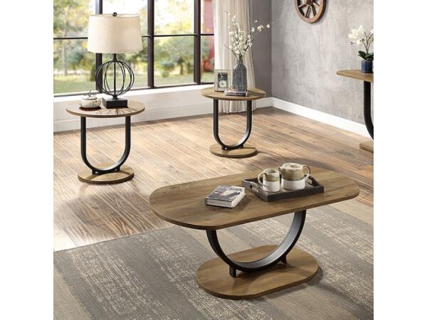Olbia 3 Pc. Table Set Table Sets Brown