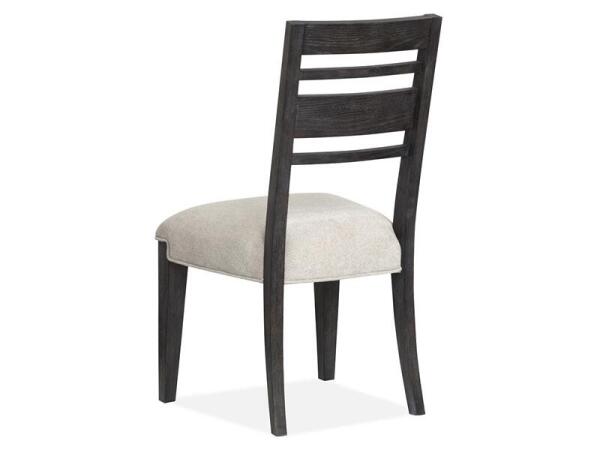 Plum Creek - Black Dining Side Chair w/Upholstered Seat (2/ctn) - Image 3