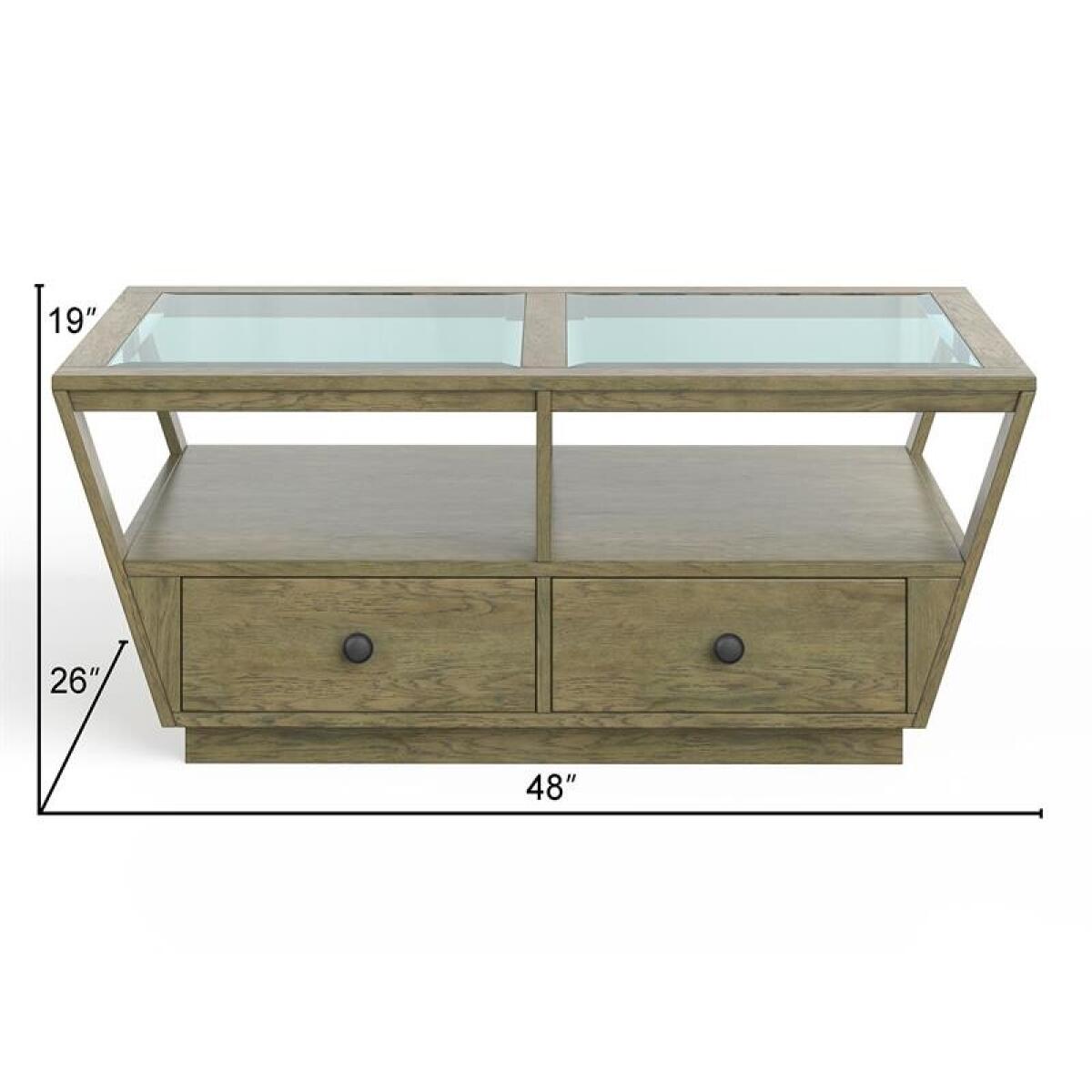 Hardison Rectangular Cocktail Table w/Casters - Image 3